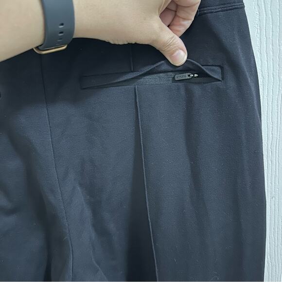 Athleta Eastbound Straight Ponte Stretch Work Pant Women’s size 6T Black classic - Picture 7 of 13